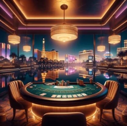 Live Casino dealer table stream on demo game showing baccarat and roulette options